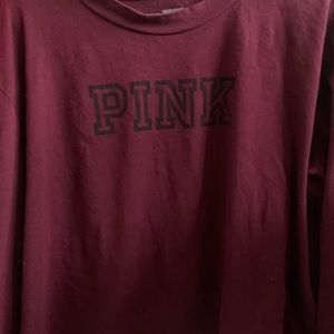 PINK maroon long sleeve